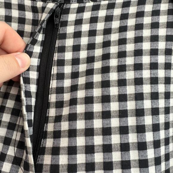 No Brand Black and White Checkered Culottes Pants Size 26? - Picture 5 of 5